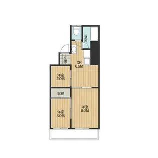 レジデンス丸新【3階】の間取り