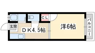 ミリオンハイツ【4階】の間取り