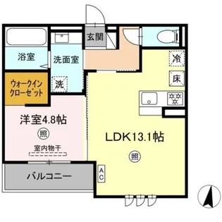 Ciel翠【1階】の間取り