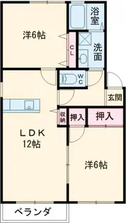 フォーレスフラッツ A【1階】の間取り