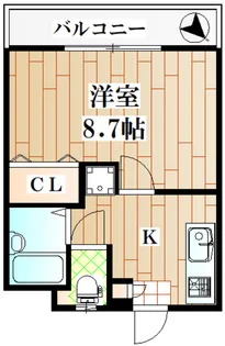 神奈川県相模原市中央区相生1【マンション】の間取り