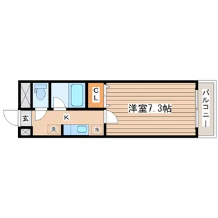 パレスKM【2階】の間取り