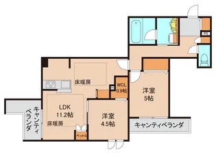 プレミアメゾン【2階】の間取り
