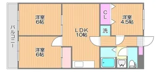 ジュエル大元【2階】の間取り