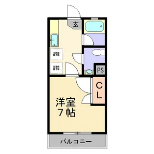 ベルフォーレ洞峰 B棟【1階】の間取り
