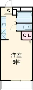 パナハイツ深津C【3階】の間取り