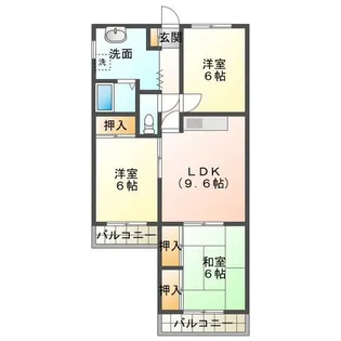 メゾンタキノ【2階】の間取り