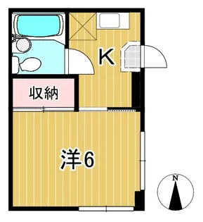 クレール池の川【4階】の間取り