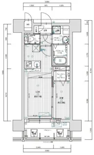 グランフォーレ博多駅プレミア【4階】の間取り