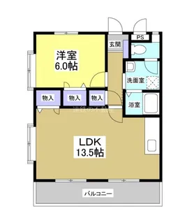ハワーマハル【1階】の間取り