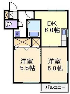 ビューパイン【2階】の間取り