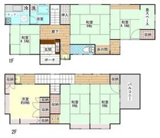 神奈川県横須賀市追浜本町1【一戸建】の間取り