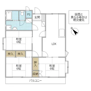 Concerto水戸【1階】の間取り