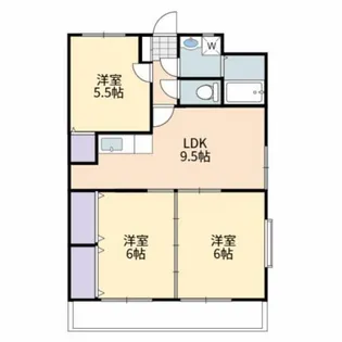 サンフラワー【1階】の間取り