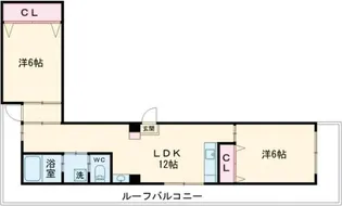 カールトンコート【4階】の間取り