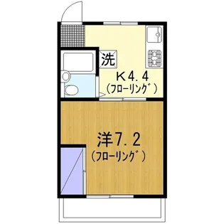 シャンブル・T【2階】の間取り