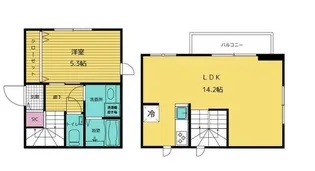 コートヤード表参道の間取り