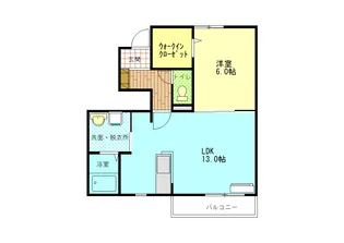 M’sコート A棟【1階】の間取り