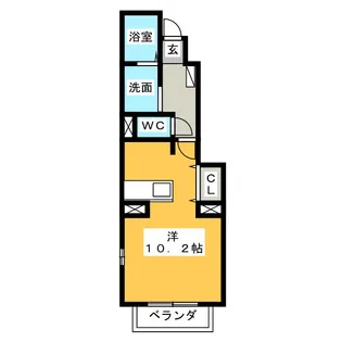 アステルン【1階】の間取り