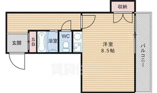 アズマハイツ【3階】の間取り