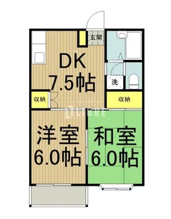 東京都昭島市宮沢町1【アパート】の間取り