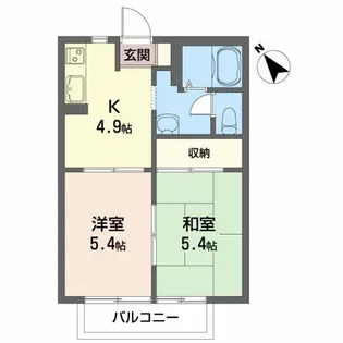 イル・ソーレII【2階】の間取り