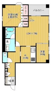 東京都渋谷区恵比寿西1【マンション】の間取り
