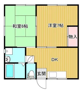 山崎荘【1階】の間取り