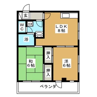 第2ともえビル【4階】の間取り
