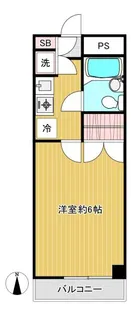 1Kの間取り画像