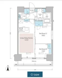 アーバネックス蔵前レジデンス【4階】の間取り