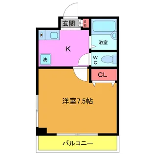 5・マルゴ(ゴマルゴ)【2階】の間取り