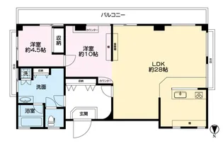 コーポCHK【3階】の間取り