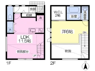 ISM(イズム) C棟の間取り