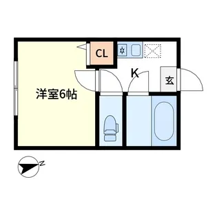 コモドカセッタ【1階】の間取り