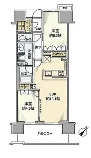 東京都墨田区押上2【マンション】の間取り