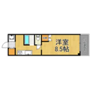 クレール稲野【3階】の間取り