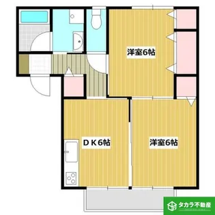 ロマネスク大石町【2階】の間取り
