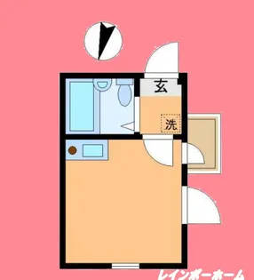 シャンティ北千住【2階】の間取り