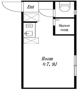 1Rの間取り画像