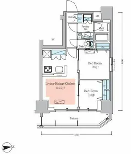 東京都台東区浅草橋5【マンション】の間取り
