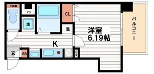 ルミエール備後町【7階】の間取り