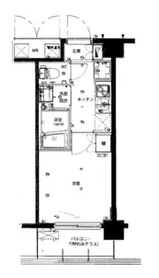 ハーモニーレジデンス武蔵小杉【5階】の間取り