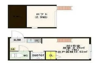 サンクチュアリ南長崎【2階】の間取り
