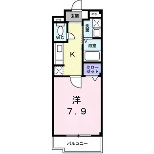 滋賀県大津市大将軍2【マンション】の間取り