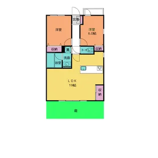 ウエストパーク一社【1階】の間取り