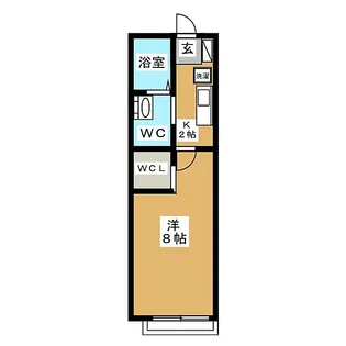 ステージイースト【1階】の間取り