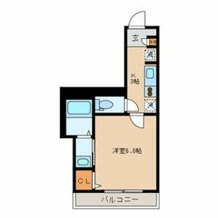 オアシス丘の上【1階】の間取り