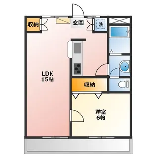 サンライズ【3階】の間取り
