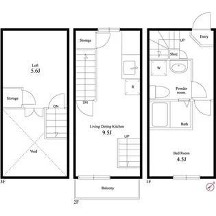 千葉県市川市湊新田1【アパート】の間取り